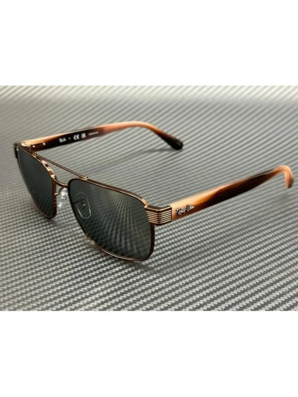 New Ray-Ban Men Copper (Note that color pattern may differ) Sunglasses 58-17-145